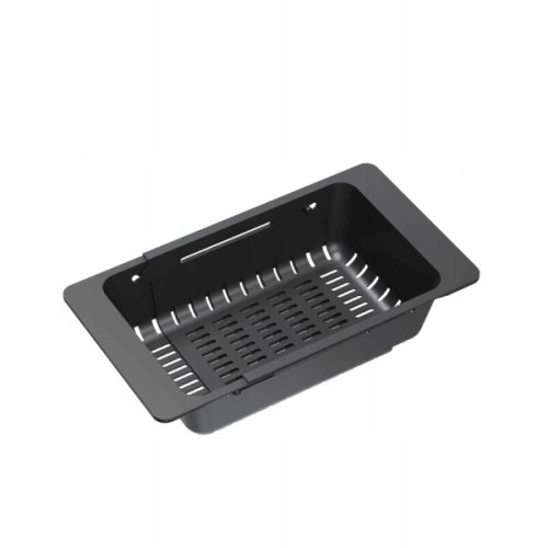  Kernau KPB 01 Mattschwarzer Abtropfkorb, verstellbare Breite 32–46 cm
