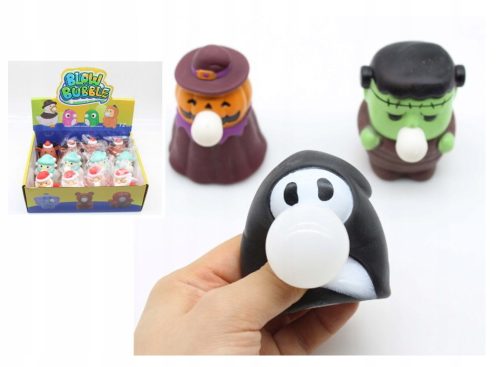  Squishy 12 Stück Schaumstoff-HALLOWEEN-Mischung, die Ballons 7x6 cm NT6321 ergibt