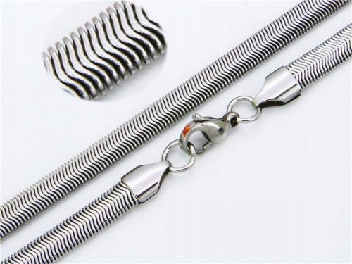  Chirurgenstahlkette, Silber, Federkabel, 316L, neu, 50 cm