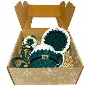    WEIHNACHTSGESCHENK UNTER DEM WEIHNACHTSBAUM ZUM GEBURTSTAG, GESCHENKSET SANTA