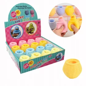  GNIOTEK SQUISHY POPPING CHICKEN 12 STÜCK FÜR OSTERN