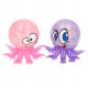  GNIOTEK ANTISTRESS GLITTER OCTOPUS MIT SAUGNÄPFEN MIX 12 STÜCK