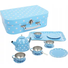  Bigjigs BJ614 Teeservice blau 18-tlg.