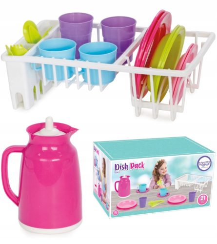  KÜCHENSET, SPÜLTROCKNER, TELLER, BECHER