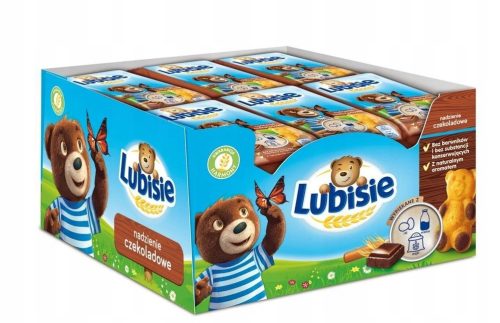Lubisie Petitki Schokoladenkekse in Bärenform, 24 Stück
