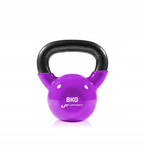  Kettlebell 8 kg Vinyl-Gusseisenhantel – UpForm