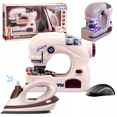  WOOPIE Set 2in1 kleine Haushaltsgeräte Nähmaschine mit Gel