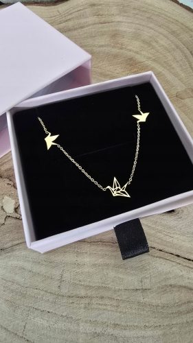  PROMI-ORIGAMI-KETTE-HALSKETTE Chirurgenstahl 316L