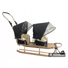  Traditioneller Metallschlitten Mikrus DUO BEŻ + BUDKI