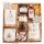  WEIHNACHTSGESCHENK-GESCHENKKORB Beigefarbenes Set aus Kaffee, Tee und Sirup