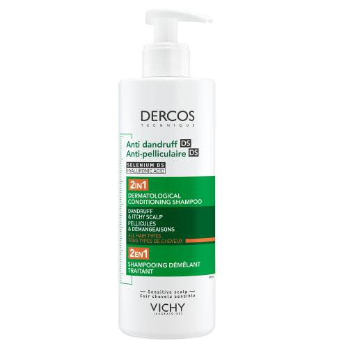  Vichy Dercos DS Anti-Schuppen-Shampoo mit Spülung, 390 ml