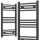  BADEZIMMERHEIZKÖRPERLEITER 400 x 800 273W 12-RIBS SCHWARZ SLIM 40x80cm