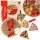  PIZZA-SPIELSET AUS HOLZ FÜR KINDER MIT ZUBEHÖR 20 cm MIT KLETTMESSER