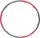  Hula Hoop mit Noppen SMJ Sport 100 cm rosa