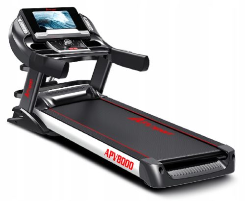  Elektrisches Laufband, Leistung 10 PS, Belastung 180 kg, V-max 25 km/h, Touchscreen