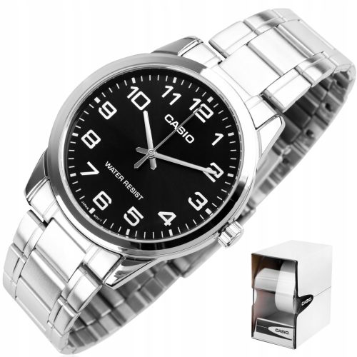  Casio Herrenuhr CASIO BOSTON CLASSIC, silbernes Armband