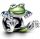  Charms grüner Frosch Froschherz Silber S925 SimplyMe + KOSTENLOS