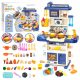  Kinderküche Kühlschrank Wasserhahn Dampf 64