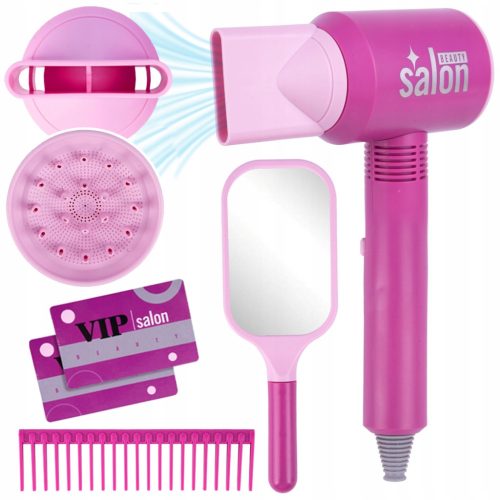  Friseurset Haartrockner für Kinder Friseursalonzubehör 8in1