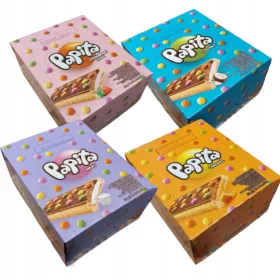   Papita Cookie Bar Set mit 4 Geschmacksrichtungen - Krümeliges Gebäck für jede Gelegenheit
