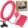  Hula-Hoop-Reifen mit Springos-Nieten, 45 cm, rosa