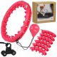  Hula-Hoop-Reifen mit Springos-Nieten, 45 cm, rosa