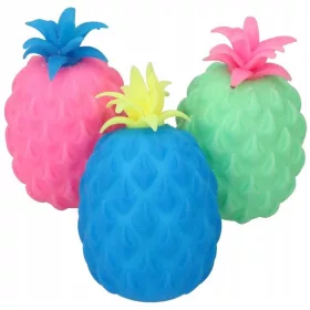  ANTI-STRESS-PUMPE, PASTELL ANANAS, GROSS, 12 STK