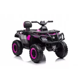    LEISTUNGSSTARKES BATTERIE-QUAD FÜR EIN KIND S615 4X80W 24V RÄDER EVA-LEDER-LED-RADI