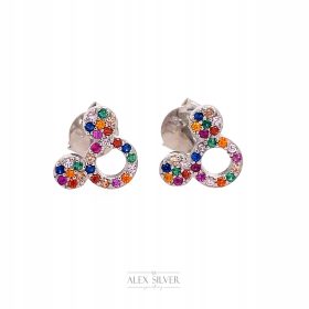  Silberne Kinderohrstecker Mickey Mouse 925