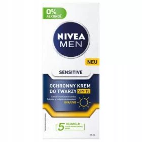    NIVEA MEN Sensitive feuchtigkeitsspendende Gesichtscreme 0 % Alkohol Kamille 75 ml