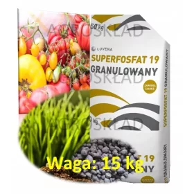    Superphosphat LUVENA, Wurzelbildung und Stärkung von Pflanzen Einfache Superphosphatpackung 15 kg