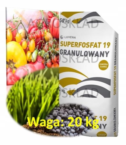  Superphosphat LUVENA, Wurzelbildung und Stärkung von Pflanzen Einfache Superphosphatpackung 20 kg