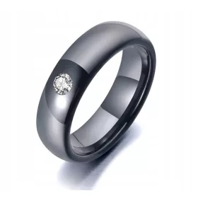  KERAMIKRING MIT ZIRKONIA - SCHWARZ - 18/18,1 mm.