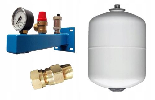  19L Warmwasser-Membran-Ausdehnungsgefäß-Set, Warmwasser-Sicherheitsgruppe 18