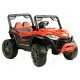  BATTERIEWAGEN FÜR KINDER 4X4 EVA LEDER PILOT CAR-JS-1-ROT