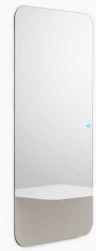  LED Spiegel Abgeschrägte abgerundete Ecken 50x170 Schalter