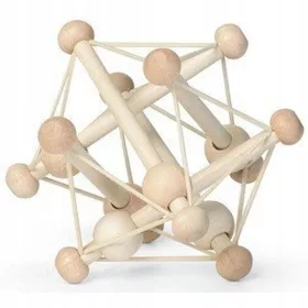  Skwish Anti-Stress-Würfel aus Naturholz