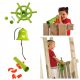  GIGI TOYS Zubehörset Ruder Leiter Glocke Flagge am Mast Klettern