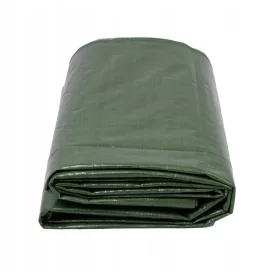   Wasserfeste Polyethylen-Abdeckplane 3x3m mit Verstärkten Kanten und Metallösen