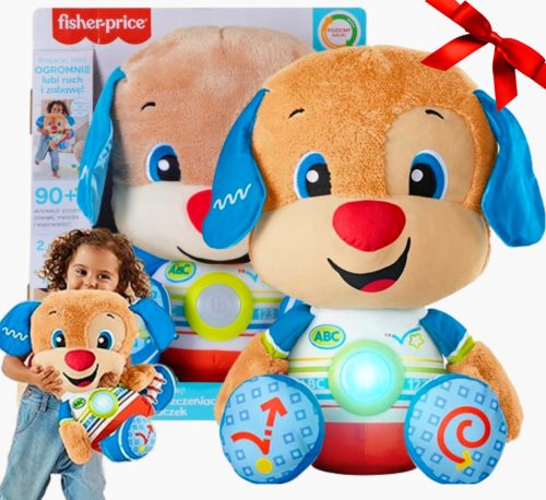  GROSSER WELPE-SCHULMÄDCHEN-FISHERPRICE-LÄDAGOGISCHES SPIELZEUG ALS GESCHENK