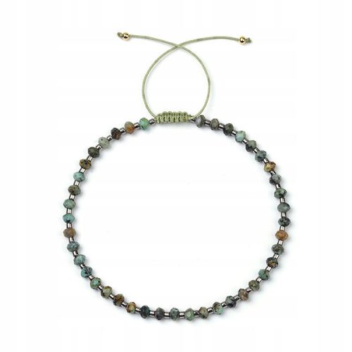 Damen-Armband aus Naturstein, afrikanischer Türkis