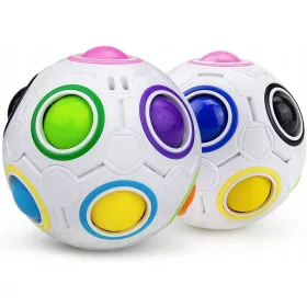  welltop Magic Ball Magischer Regenbogenball, Spielzeug
