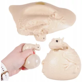 ANTI-STRESS-DRACHEN-GLUTEK-SQUISHY-SPIELZEUG FLACHT SICH AB