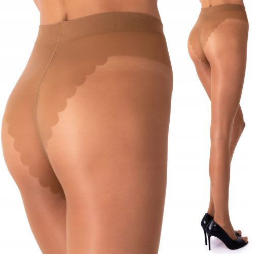  Phenome Tights 40 DEN Light Shine Schlankheits-Bikini, Naturbeige