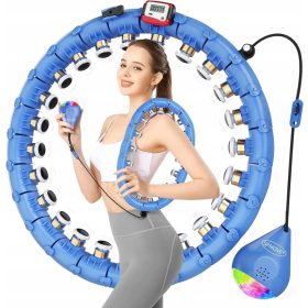  Hula-Hoop-Reifen mit Spmove-Noppen, 120 cm, blau