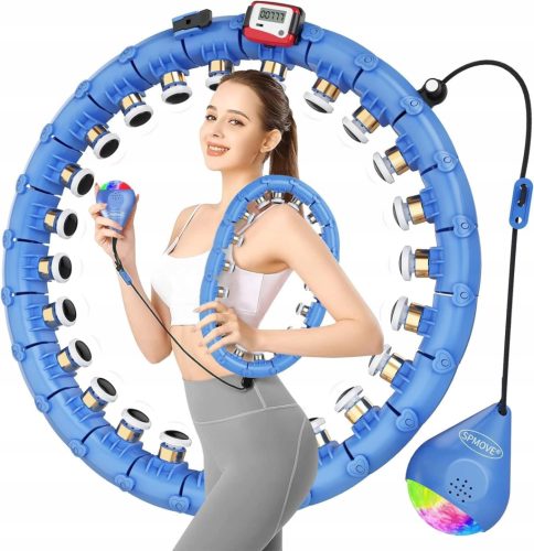  Hula-Hoop-Reifen mit Spmove-Noppen, 120 cm, blau