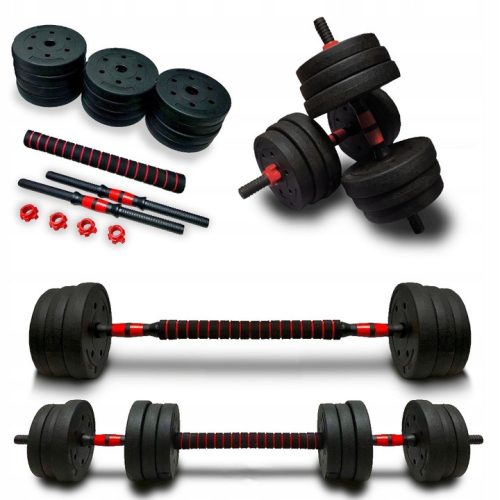  Hop-Sport verstellbare Bitumenhanteln 2x 20 kg
