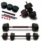  Hop-Sport verstellbare Bitumenhanteln 2x 20 kg