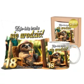    LUSTIGES GESCHENK ZUM 18. GEBURTSTAG FÜR EIN MÄDCHEN, EINEN FREUND, EINE BECHER