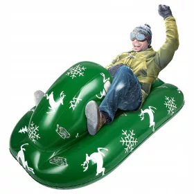  CLISPEED GRÜNES AUFBLASBARES SCHNEEAUTO 120*68CM